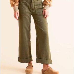 We The Free-Palmer Cuffed Jeans- Army Green